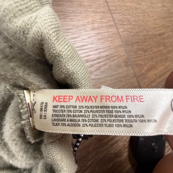 FP Movement by Free People Away We Go Half-Zip Olive NWTS Oversized Iridescent - Picture 7 of 16